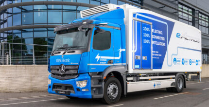 Mercedes All Electric Refrigerated Truck