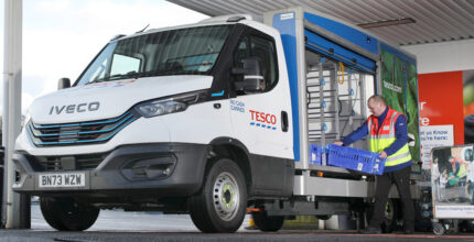 TESCOs Electric home delivery vehicles