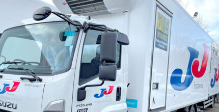 J.J.Food Service aerodynamics Refrigerated Delivery trucks