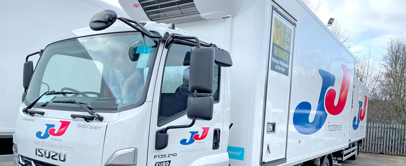 J.J.Food Service aerodynamics Refrigerated Delivery trucks