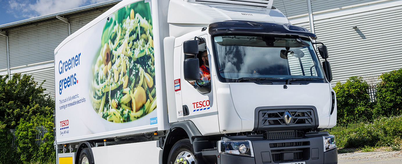 TESCO's first 18tonne refrigerated truck feature image